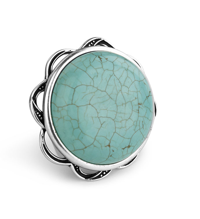 Antique Silver Adjustable Ring