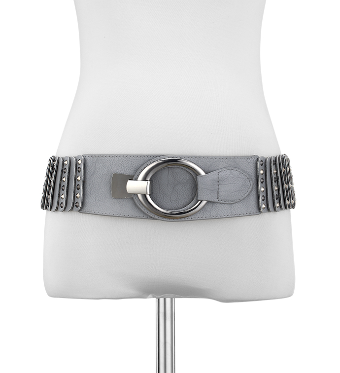 Studded Belt Grey