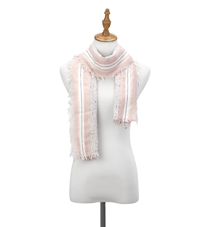 PE MET WEAVE SCARF