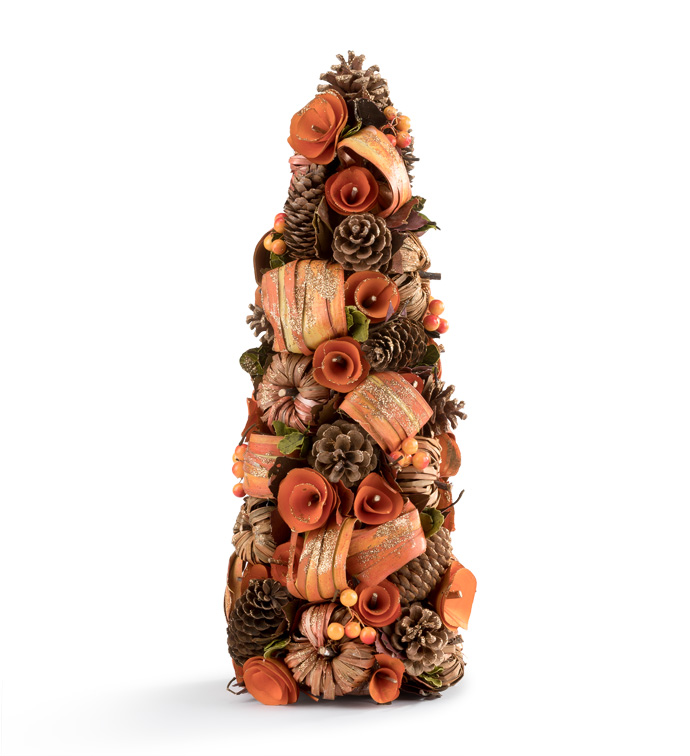 Pumpkin Spice Cone Tree