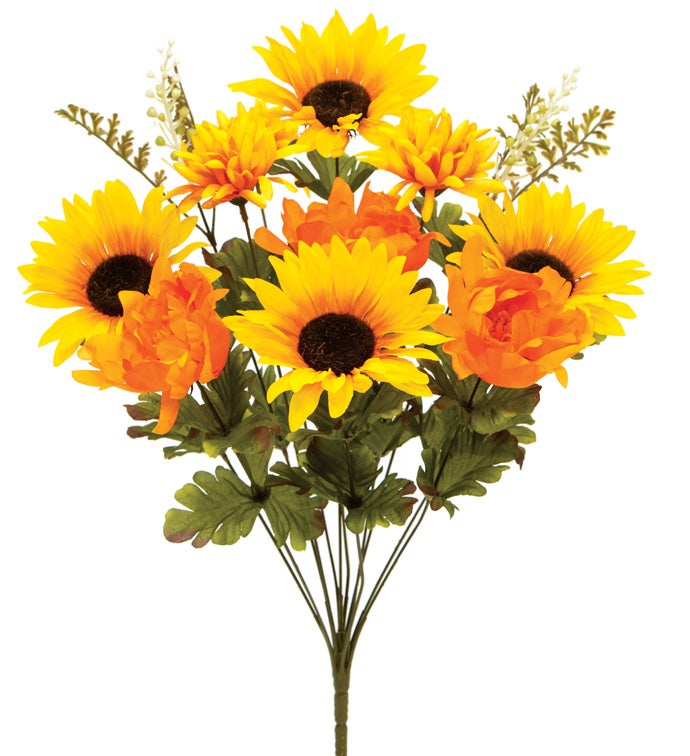 Gold/Orange Sunflower Mix Bush     