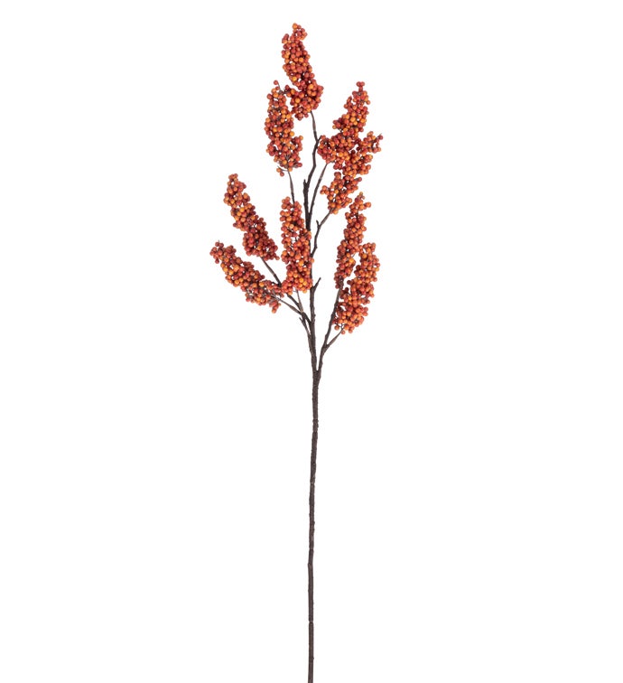 Orange Berry Cluster Spray