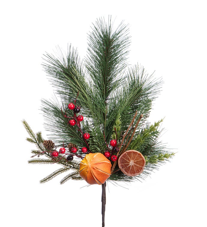 Pine Fruit/Gourd/Berry Spray