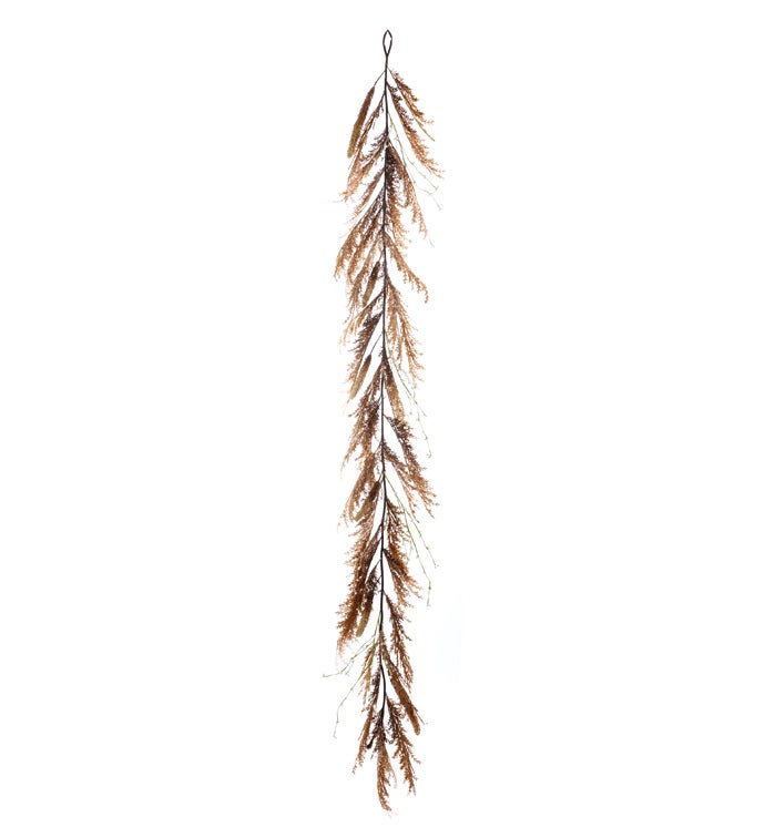 Tan Pampas Grass Garland