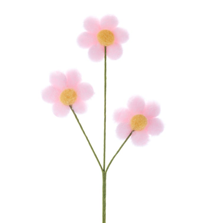 Pink 3-Daisy Pick