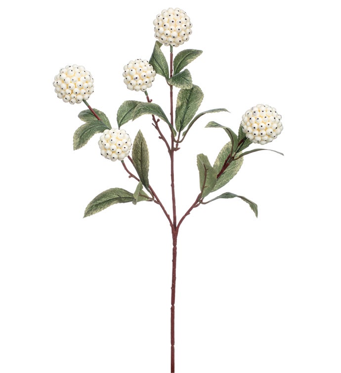 White Berry Ball Spray