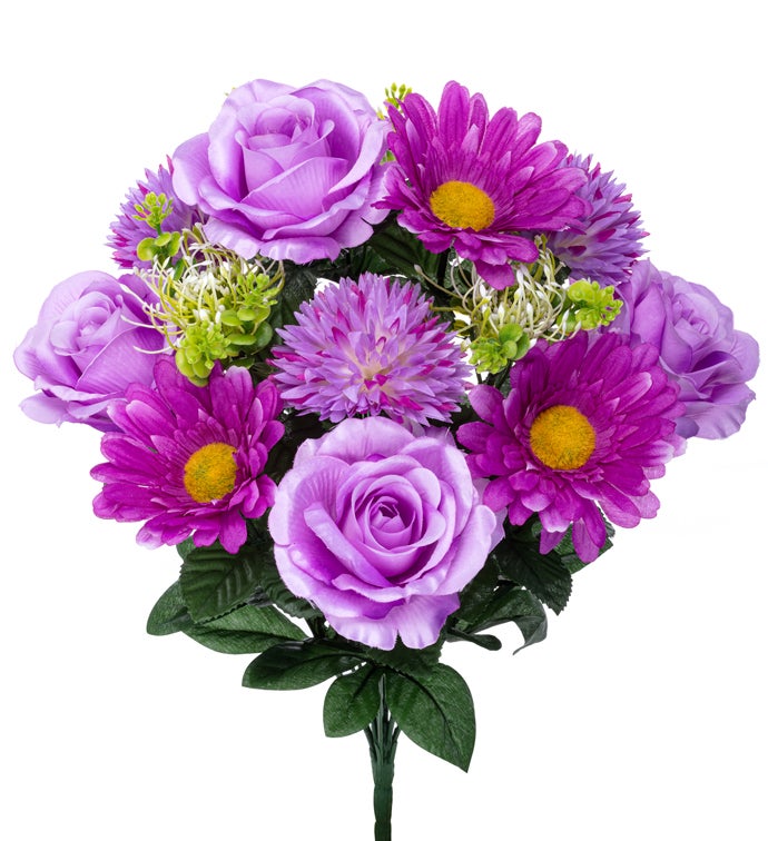 Mix Gerbera/Mum/Rose Bush