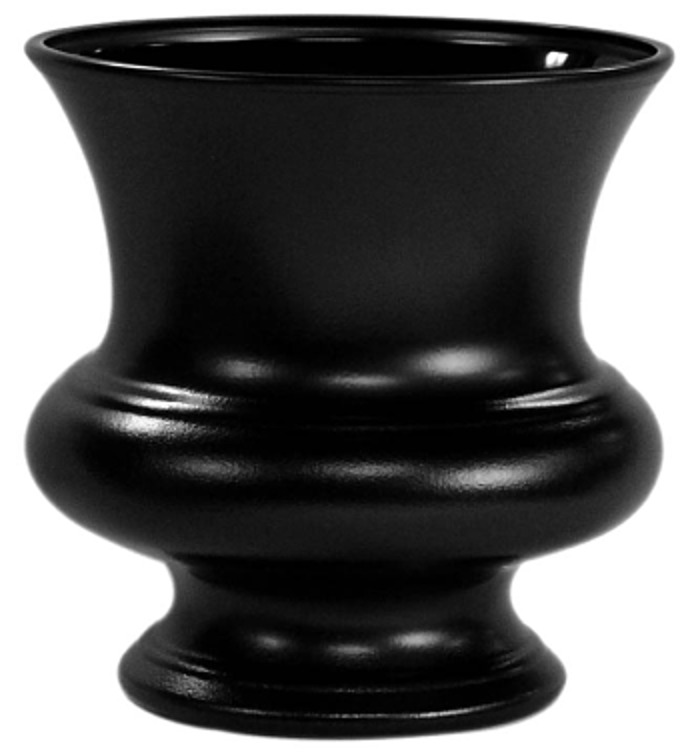 7.75" Designer Urn Black - Case of 12