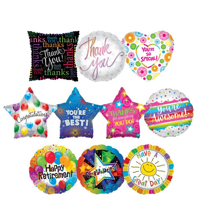 17" Classic Occasions Balloon Kit - Case of 100