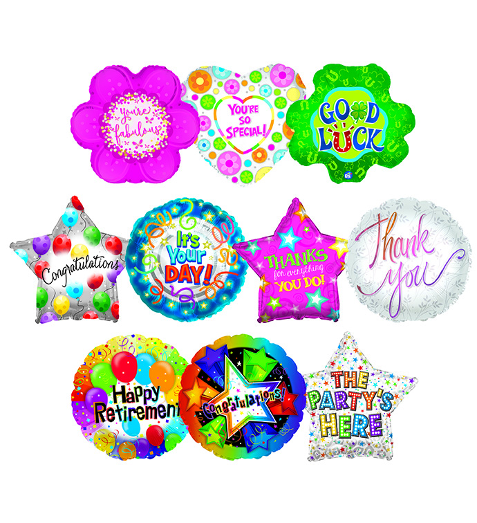 17" Classic Occasions Ballon Kit - Case of 50