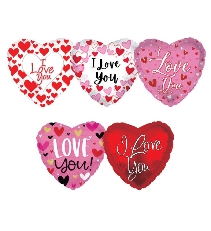 17" All Hearts Love Balloon Kit - Case of 25