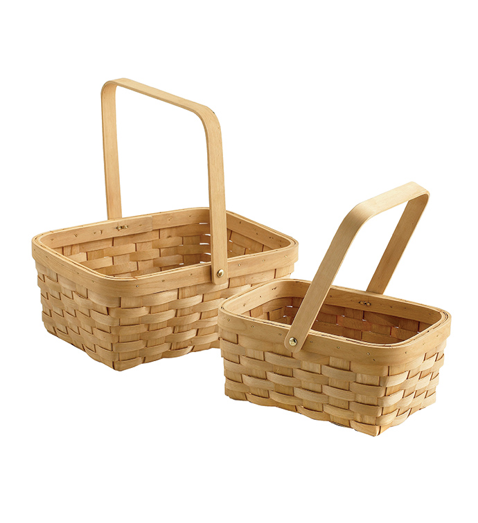 Splitwood Basket, Set of 2 - Case of 12 Sets