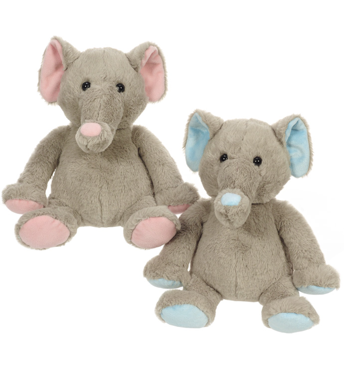 Baby Elephant, 2 Assorted - Case of 18