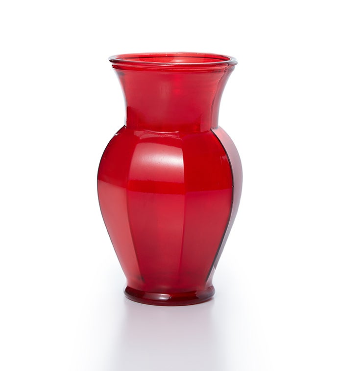 8.75" Ruby Vase - Case of 8