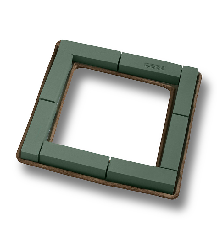 18" OASIS Mache Square Wreath - Case of 4