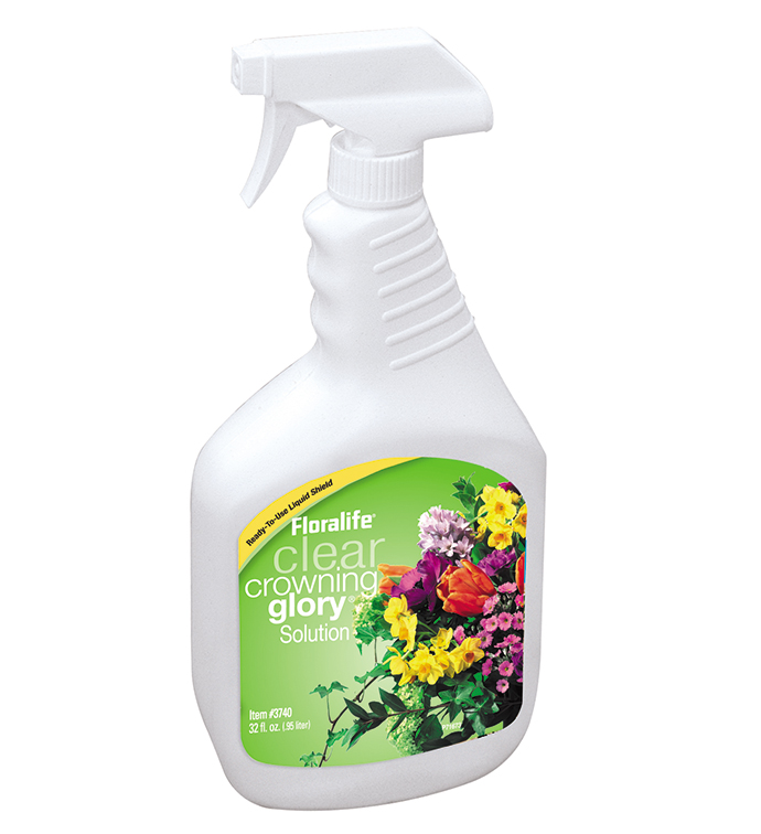 32 oz Floralife Clear Crowning Glory Solution - Case of 12