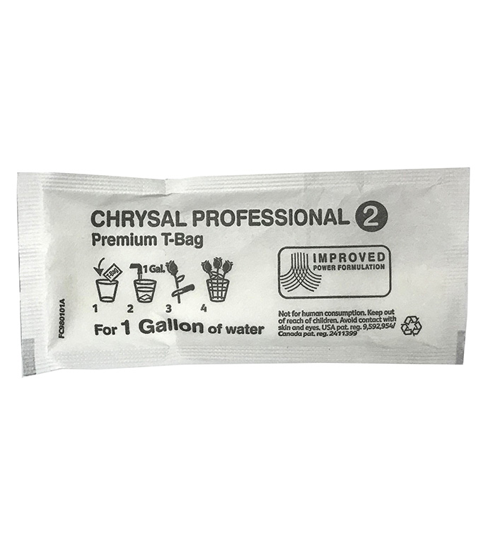 Chrysal#2 T-Bag Processing Solution 1 Gallon - Case of 50
