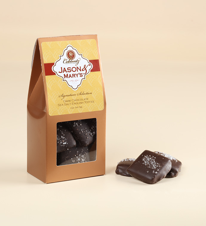 5 oz Sea Salt English Toffee - Dark - Case of 18