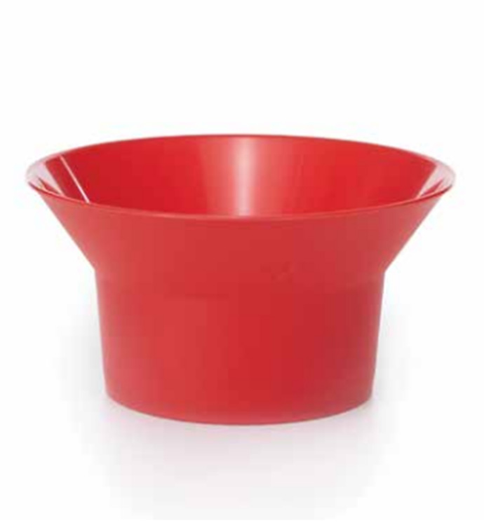 7" Red Flare Bowl - Case of 12