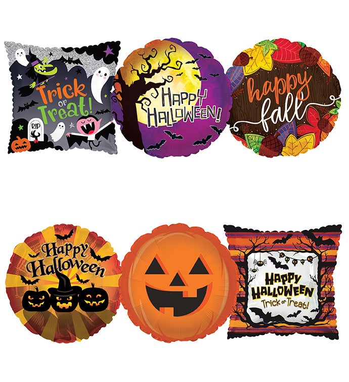 17" Assorted Halloween Balloon Kit- Case of 25
