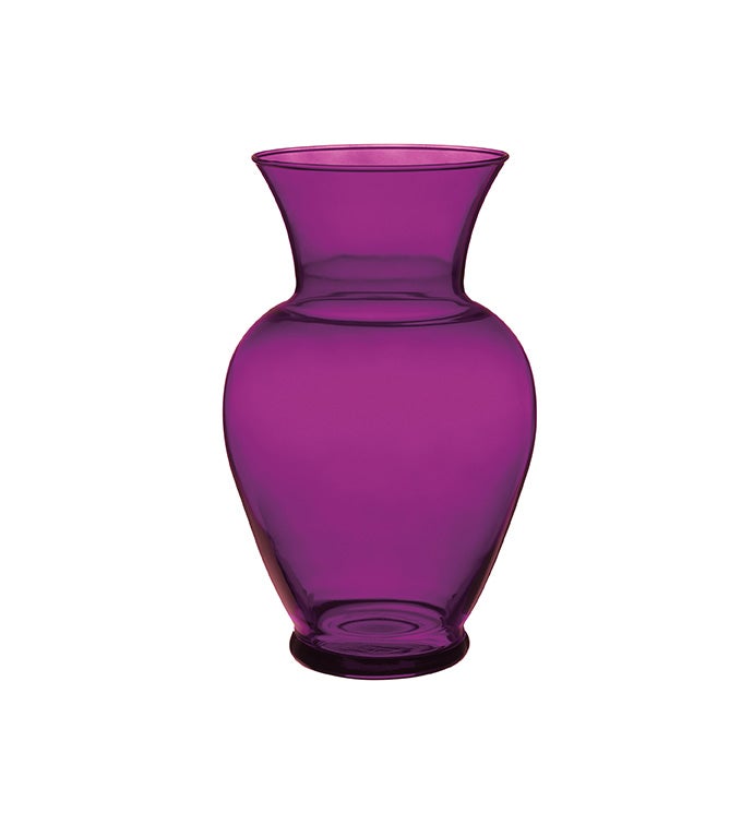 9" Spring Garden Vase: Purple - Case of 6