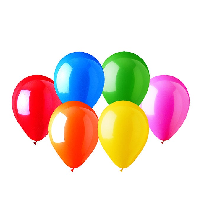 12" Assorted Latex Balloons - Case of 600