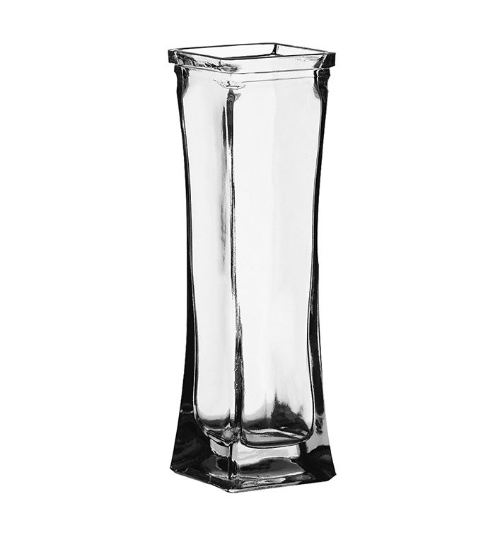 7 1/2" Flared Sqaure Vase - Case of 24