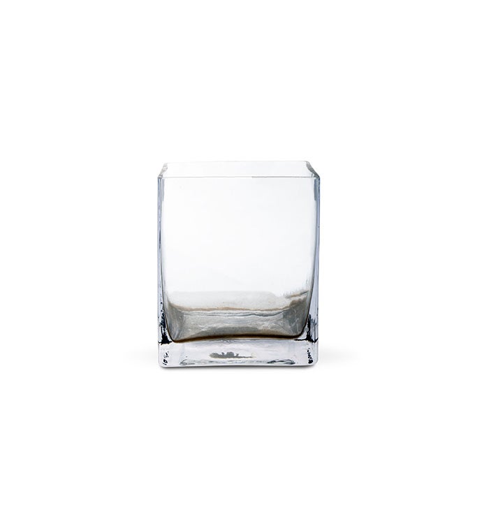 5" x 4" Clear Glass Square - Case of 12