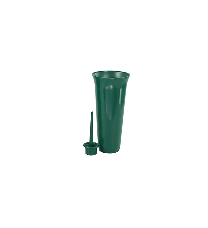 9" Memorial Vase Green- Case of 36