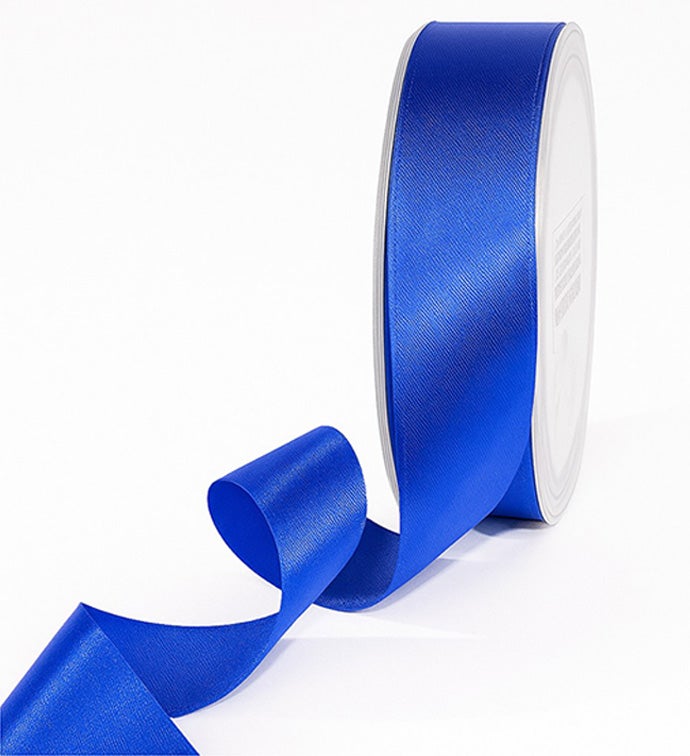 1" Royal Blue Single Face Florist Satin - Case of 1