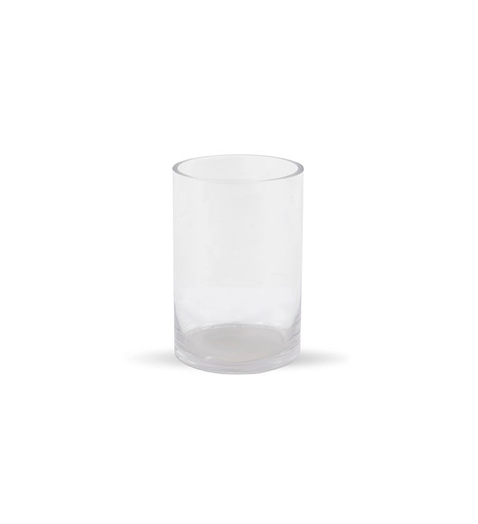 6" X 4" Basic Glass Cylinder - Case of 12