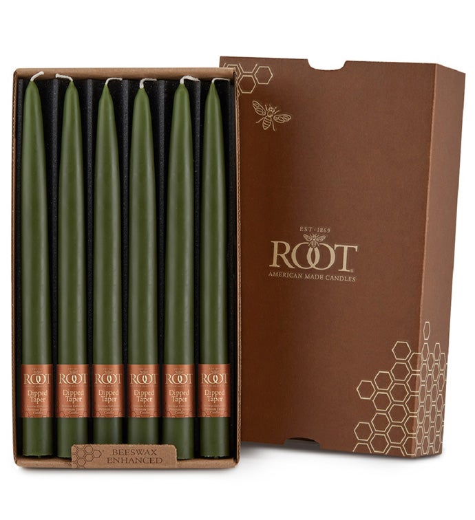 9 x 7/8 Dark Olive Tapers - Case of 12