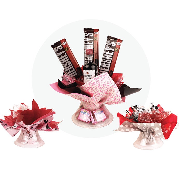 Valentine Bouquet Kit - Just Add Snacks Fun Size - Case of 12