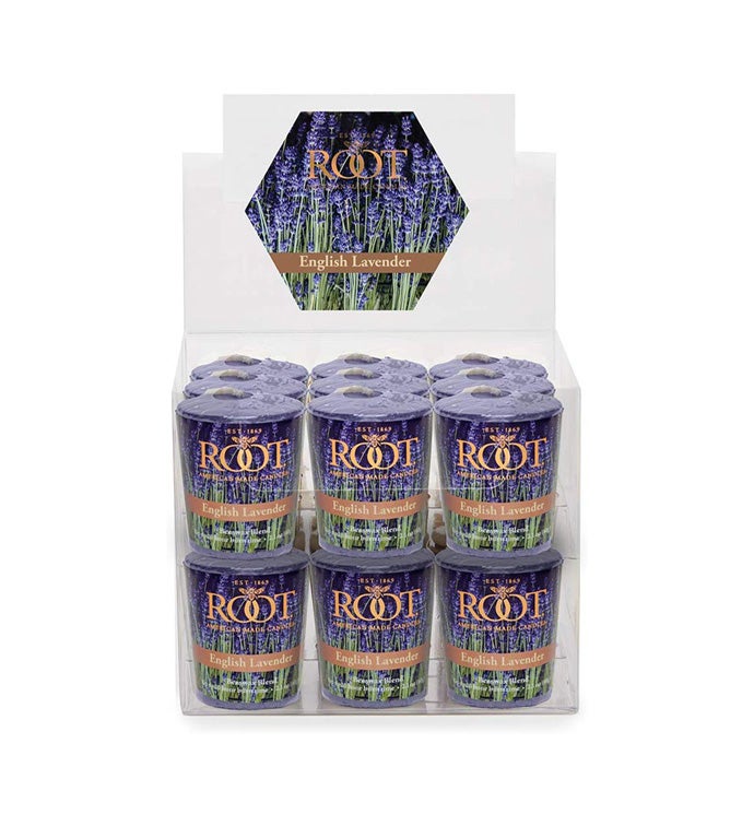 20 hr Votives English Lavender - Case of 18