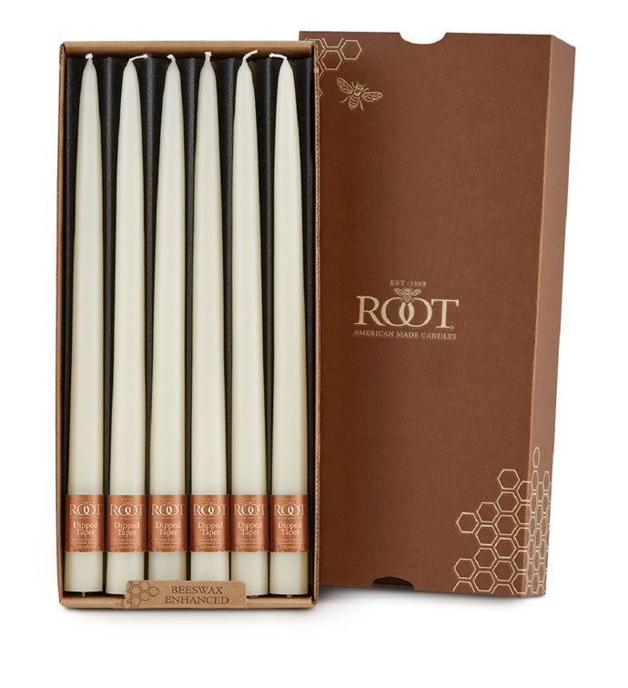 12 x 7/8 Ivory Tapers - Case of 12