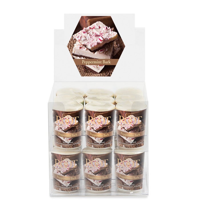 20 hr Votives Peppermint Bark - Case of 18