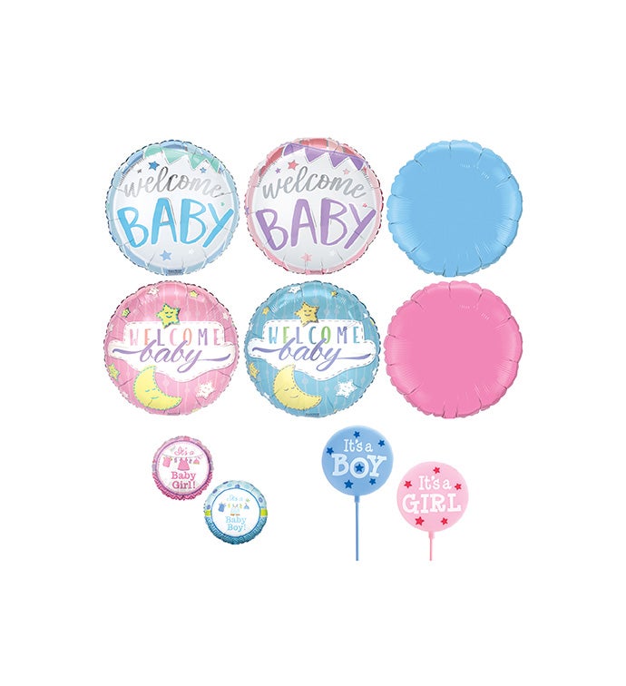 Baby Boy/Girl Balloon Kit - Case of 116