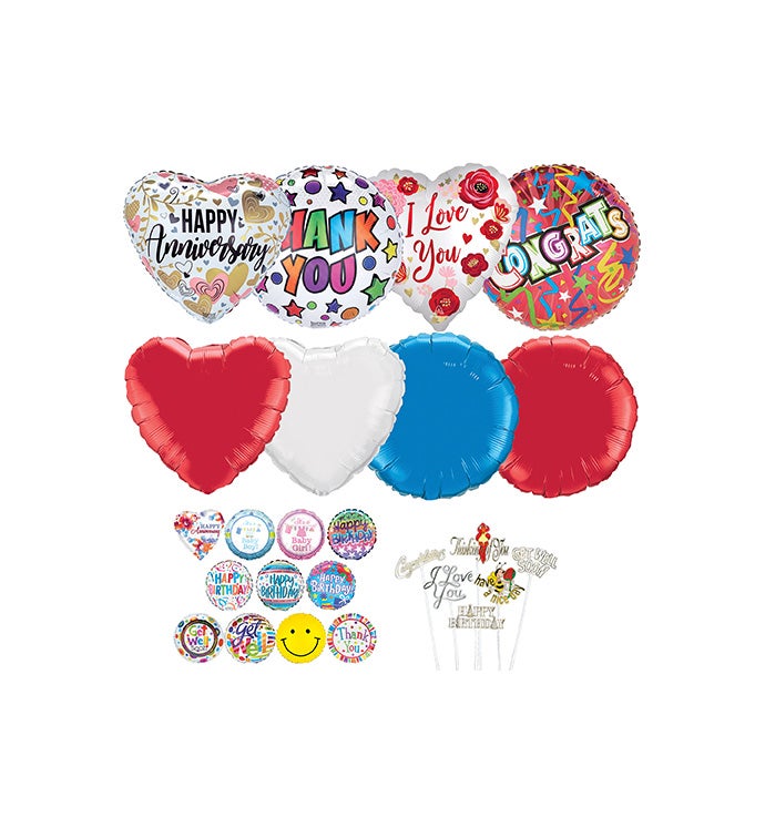 General Message Balloon Kit - Case of 96