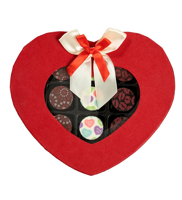 9 PC Heart Boxes - Case of 6