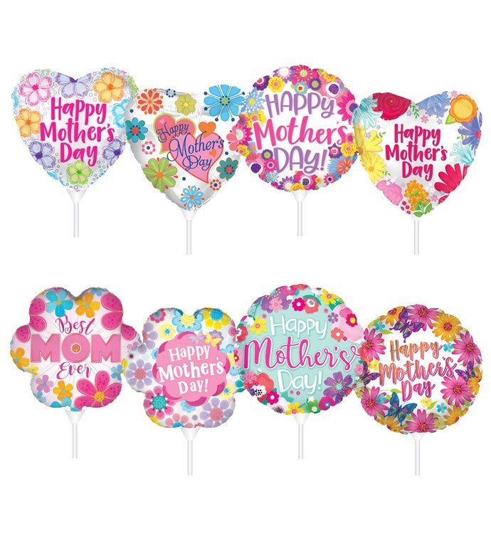 9" Mother's Day Air Filled Stick Kit - Case of 24