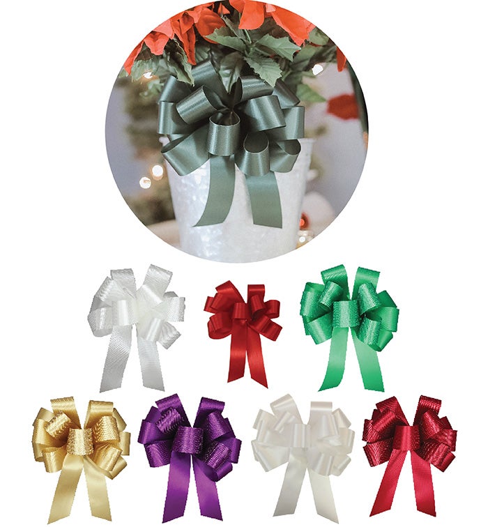 Holiday Florist Bows  - Case of 48