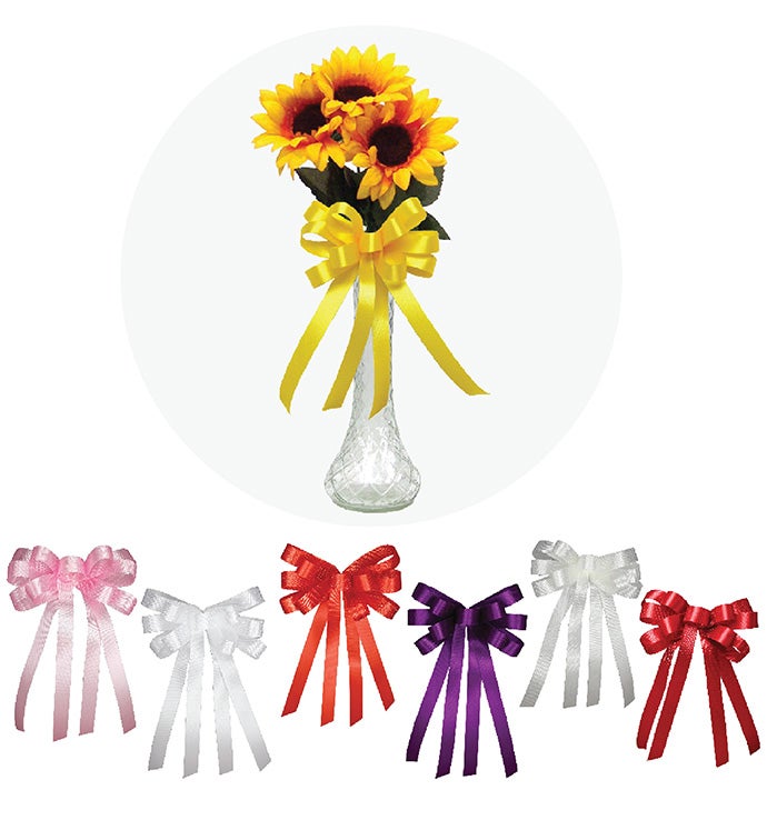 Fall Bud Vase Bows - Case of 50