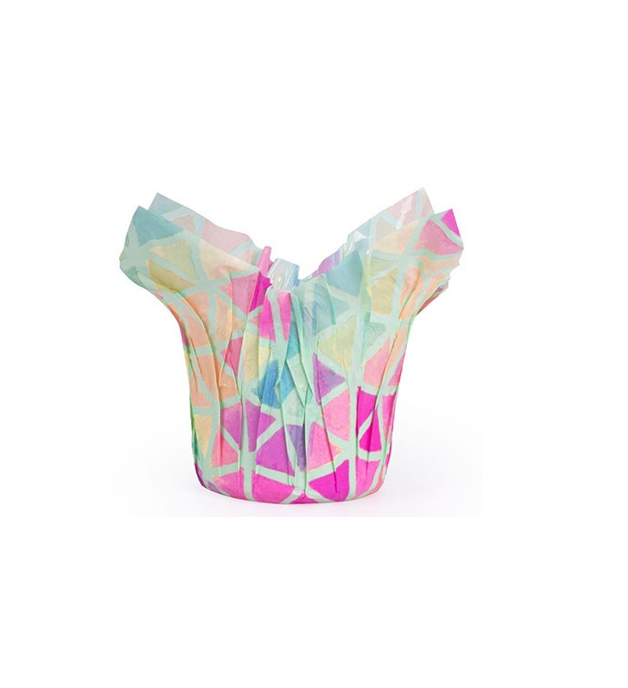 Kaleidoscope Fastwrap Multicolor 6"STD LDPE/HDPE - Case of 50