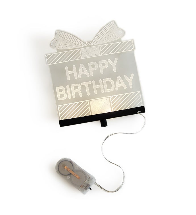 Happy Birthday LED Light Sign - Case of 12