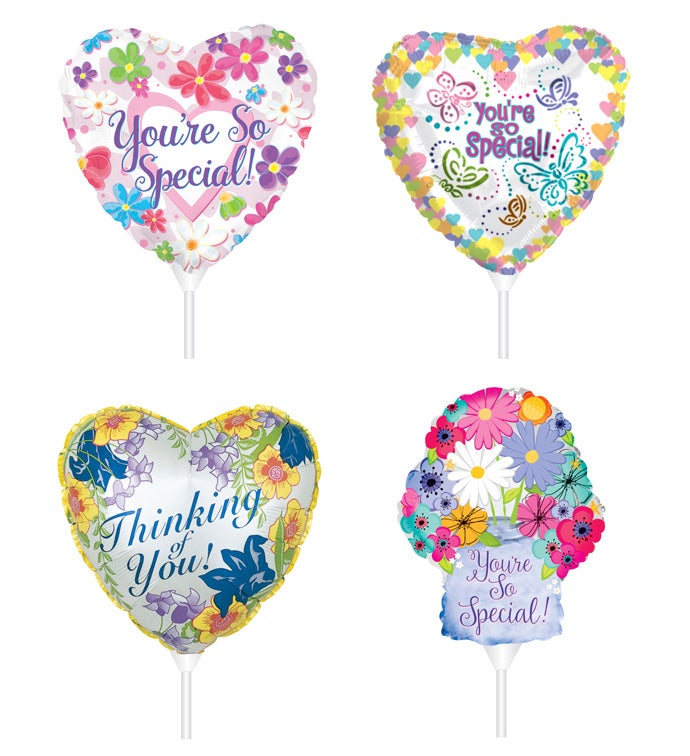 9" Thinking of You Preinflated Stick Kit - Case of 24