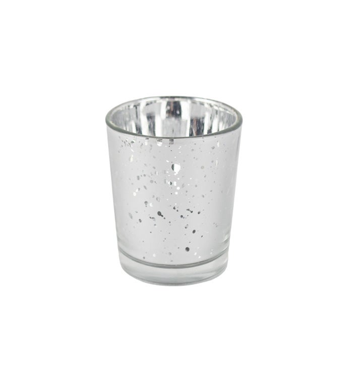 2.5" Silver Mercury Votive Candle - Case of 72