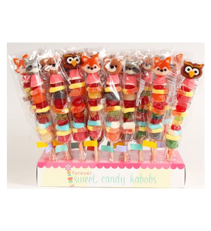 Candy Kabob Woodland Animals - Case Pack of 36