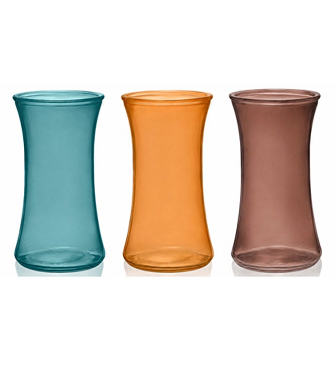 8" Gathering Vase Smoke & Spice- Case Pack 12