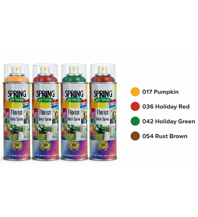 Floral Paint Spray Holiday Combo - Case of 4