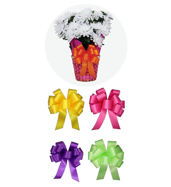 6 1/2" Summer Florist Bows - Case of 48